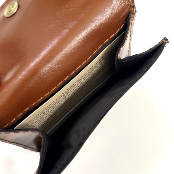 NWT Patricia Nash Astra Square Wallet – French Tapestry Distressed Leather Y - Picture 6 of 6